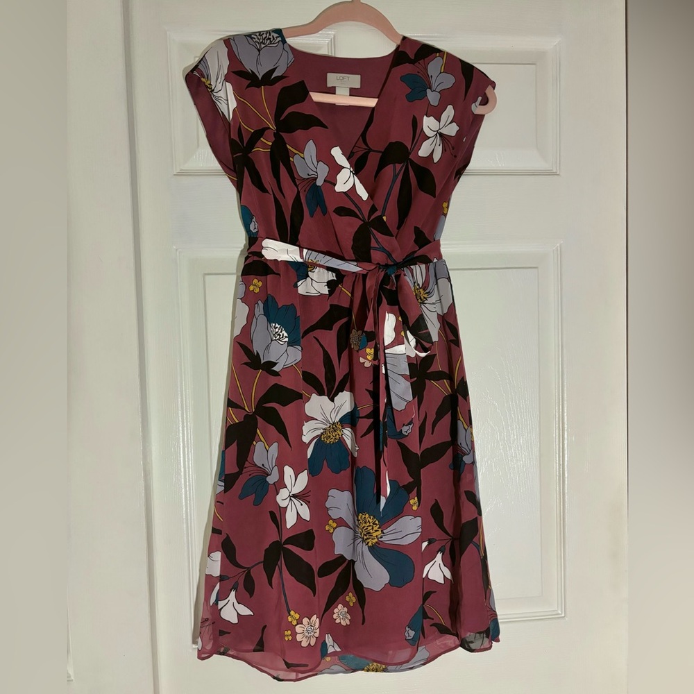 Floral Tie-Waist Dress